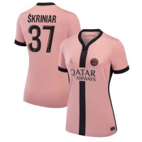 Camisa de Futebol Paris Saint-Germain Milan Skriniar #37 Equipamento Alternativo Mulheres 2024-25 Manga Curta